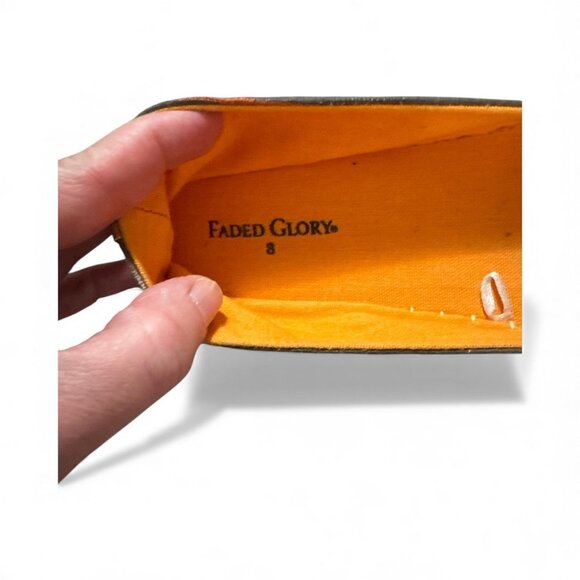 Set Of 2 Faded Glory Espadrilles Size 8 Zigzag & Striped Slip-On Flats Casual Sh - Picture 7 of 10